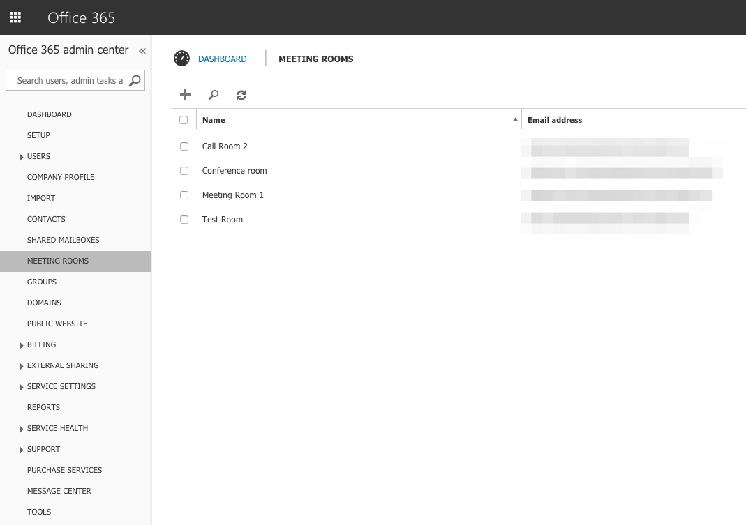 How to add meeting room calendars in Office 365 Robin