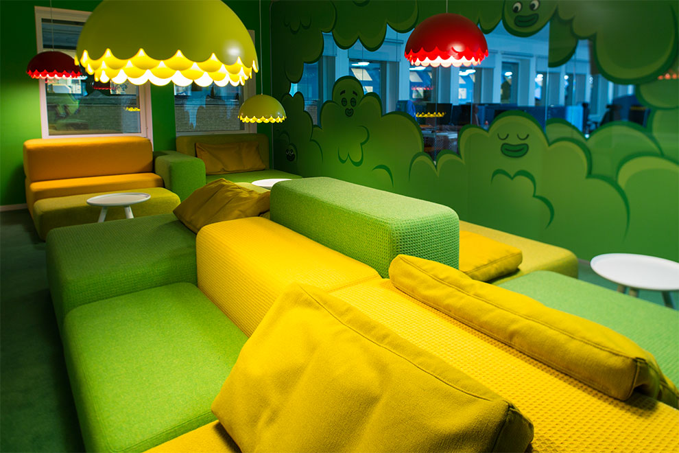 Candy Crush breakout space in Stockholm office