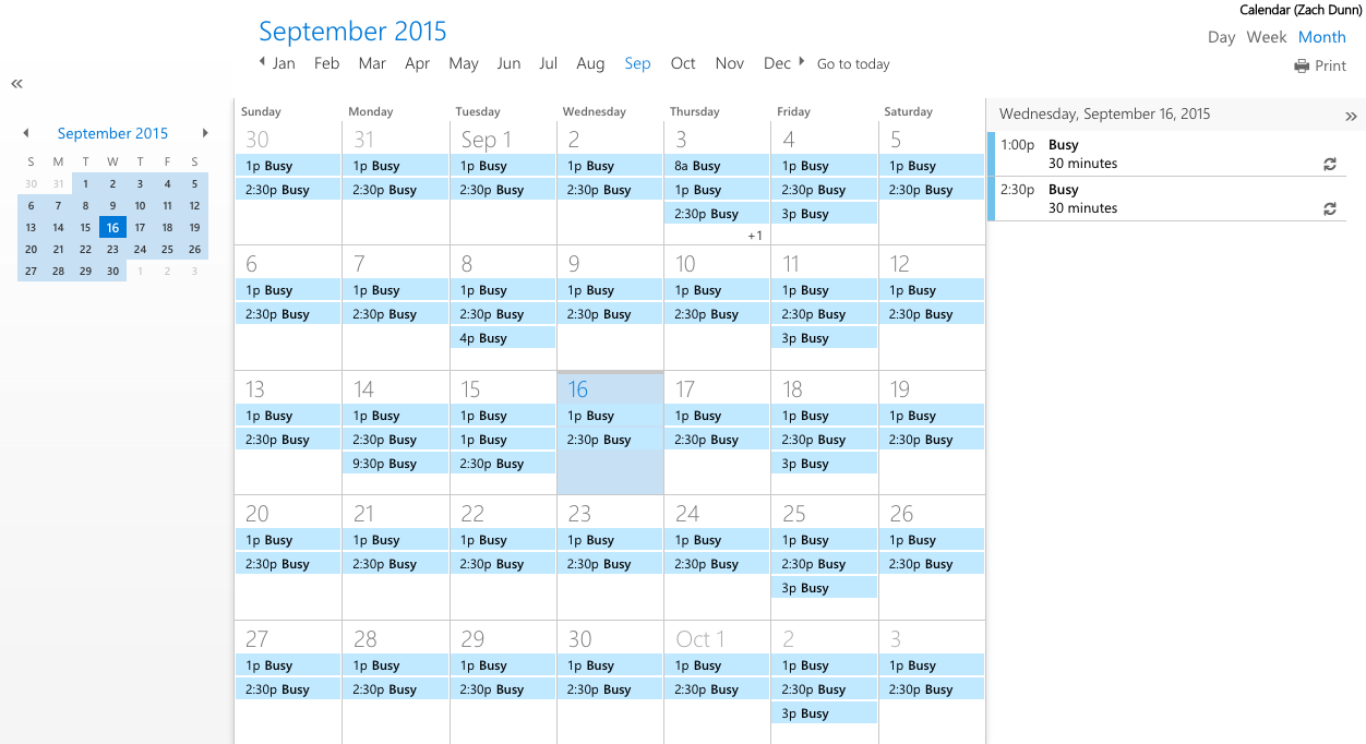 How to use Office 365 shared calendar outside your organization Robin